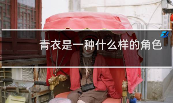 青衣是一种什么样的角色