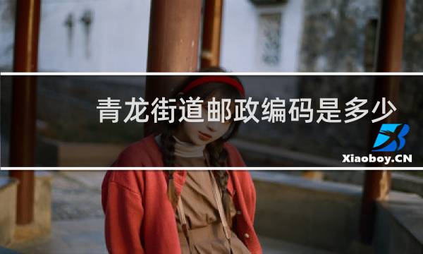 青龙街道邮政编码是多少