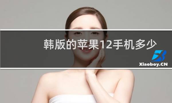 韩版的苹果12手机多少钱