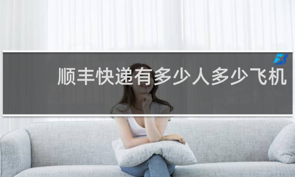顺丰快递有多少人多少飞机