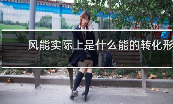 风能实际上是什么能的转化形式图片