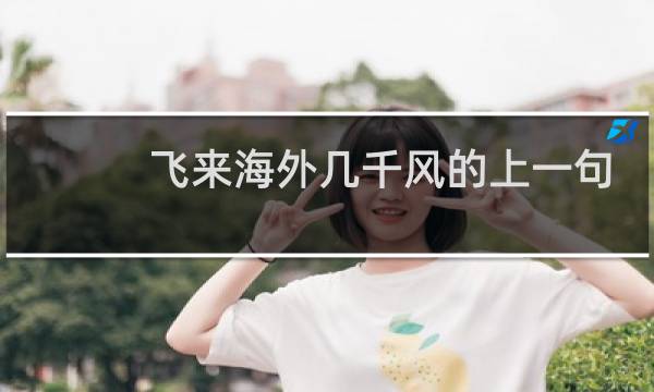 飞来海外几千风的上一句