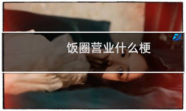 饭圈营业什么梗