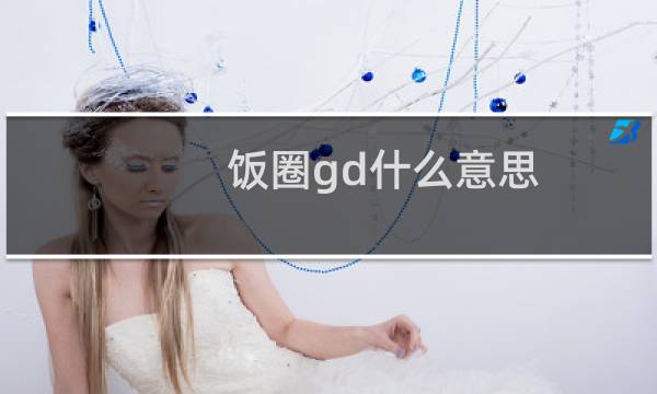 饭圈gd什么意思（饭圈gd什么意思）图片