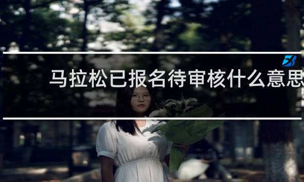 马拉松已报名待审核什么意思