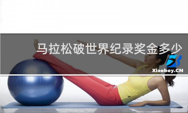 马拉松破世界纪录奖金多少