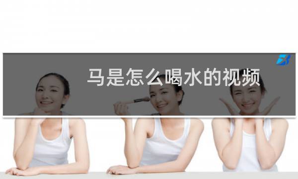 马是怎么喝水的视频