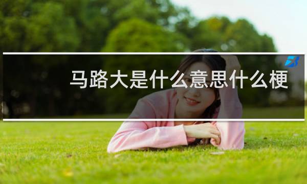 马路大是什么意思什么梗