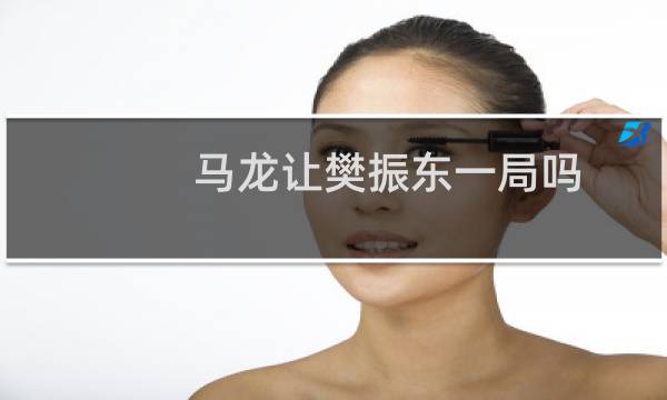 马龙让樊振东一局吗