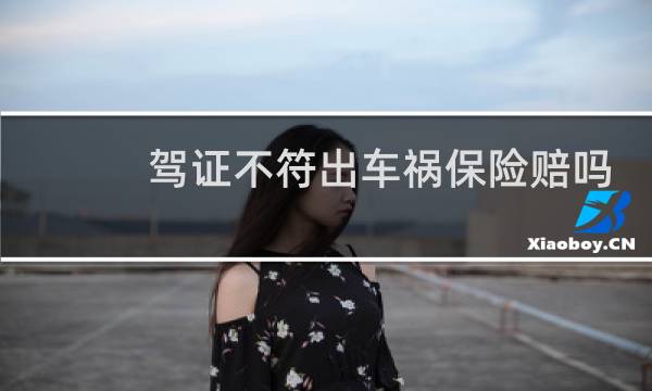 驾证不符出车祸保险赔吗