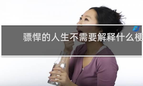 骠悍的人生不需要解释什么梗？骠悍的人生不需要解释是什么意思什么梗