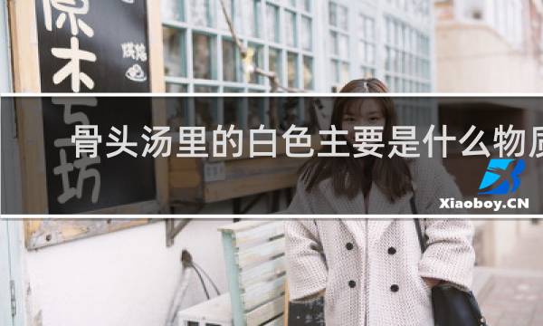骨头汤里的白色主要是什么物质