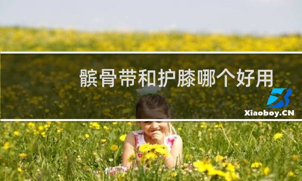 髌骨带和护膝哪个好用