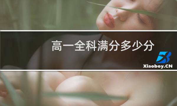 高一全科满分多少分