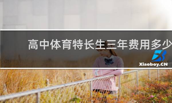 高中体育特长生三年费用多少