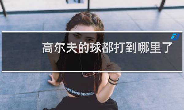 高尔夫的球都打到哪里了