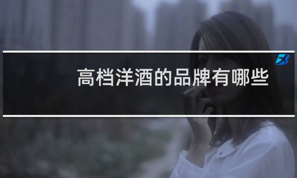 高档洋酒的品牌有哪些图片
