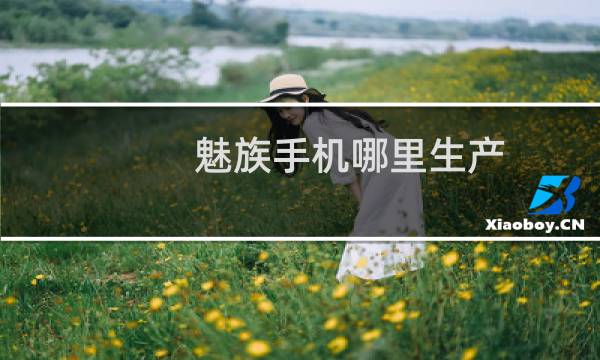 魅族手机哪里生产