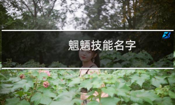 魍魉技能名字（魍魉技能加点）图片