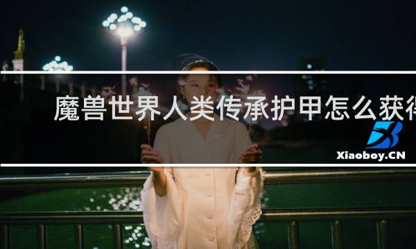 魔兽世界人类传承护甲怎么获得