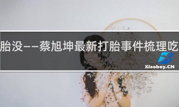 鸡你胎没——蔡旭坤最新打胎事件梳理吃瓜—蔡旭坤 c位女士打胎