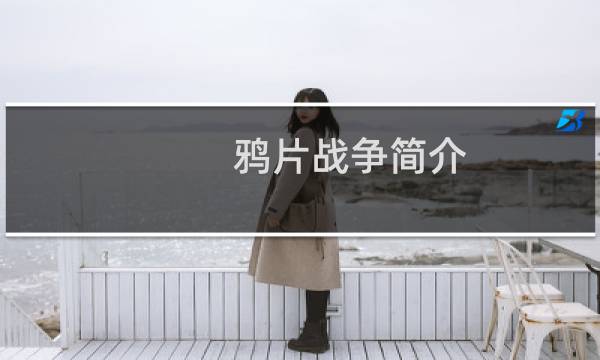 鸦片战争简介（鸦片战争时间表）图片