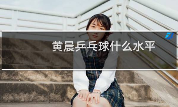 黄晨乒乓球什么水平