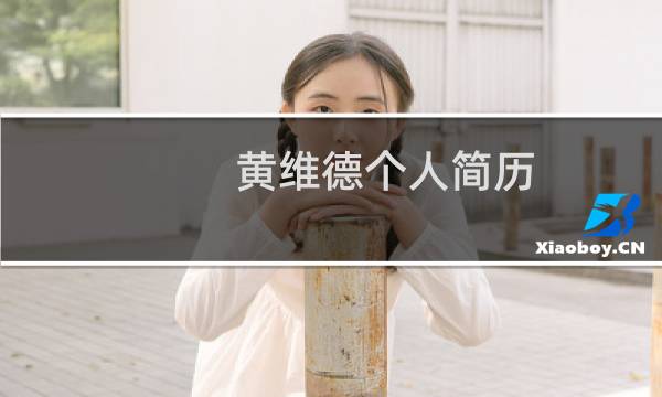 黄维德个人简历