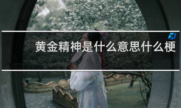 黄金精神是什么意思什么梗