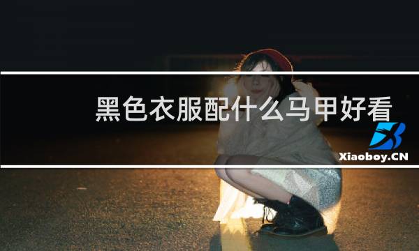 黑色衣服配什么马甲好看