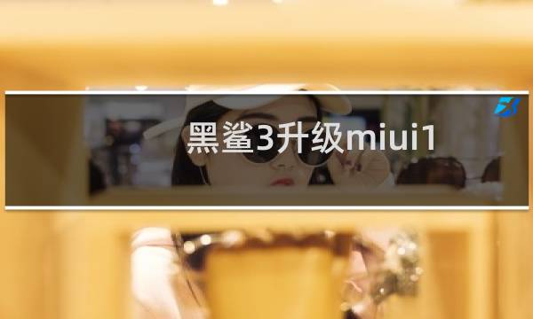 黑鲨3升级miui12的时间