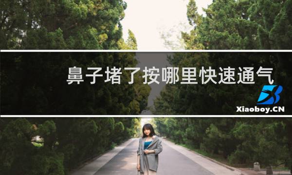 鼻子堵了按哪里快速通气