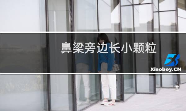 鼻梁旁边长小颗粒(鼻梁两侧长颗粒小疙瘩怎么回事)