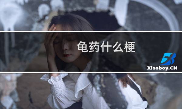 龟药什么梗
