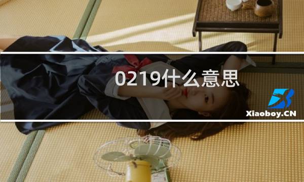 0219什么意思