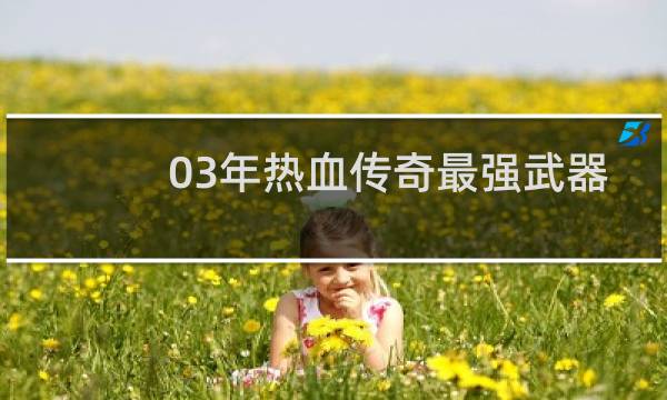 03年热血传奇最强武器