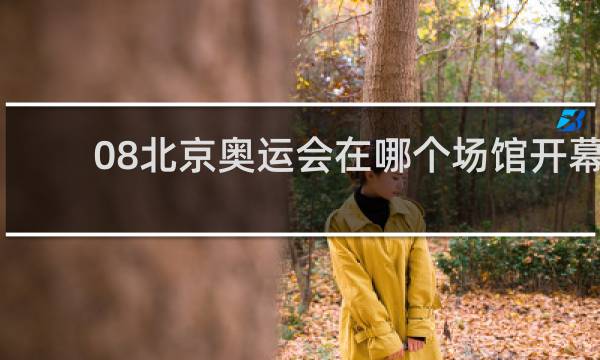 08北京奥运会在哪个场馆开幕
