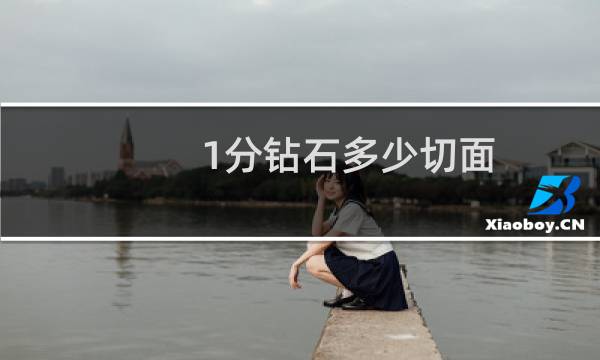 1分钻石多少切面