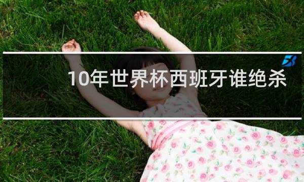 10年世界杯西班牙谁绝杀