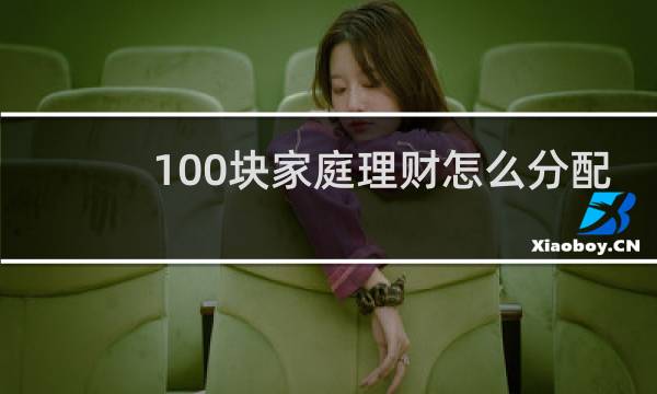 100块家庭理财怎么分配