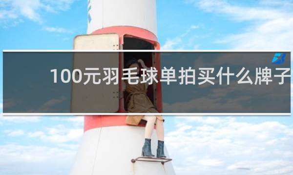 100元羽毛球单拍买什么牌子