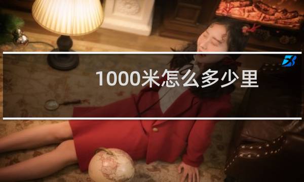 1000米怎么多少里