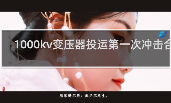 1000kv变压器投运第一次冲击合闸