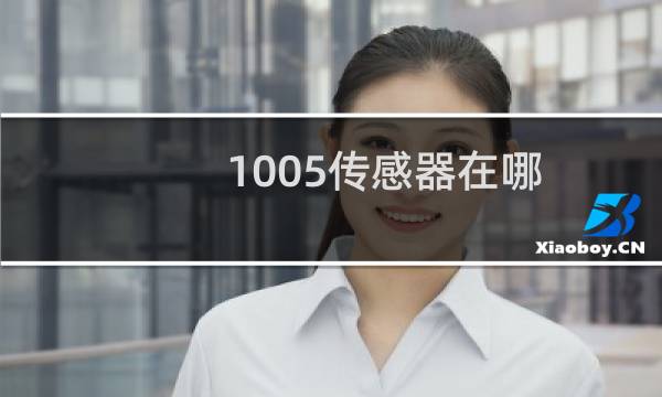 1005传感器在哪