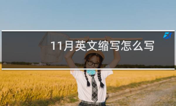 11月英文缩写怎么写