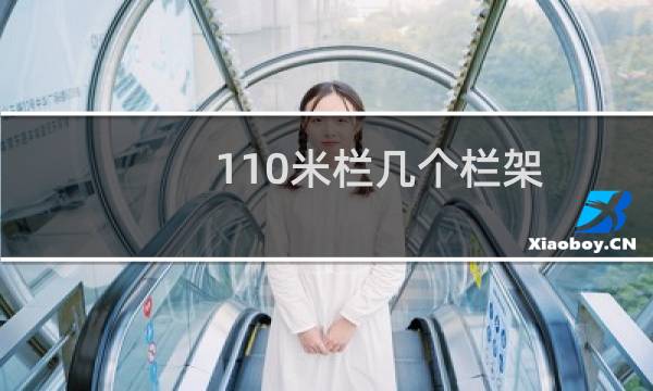 110米栏几个栏架