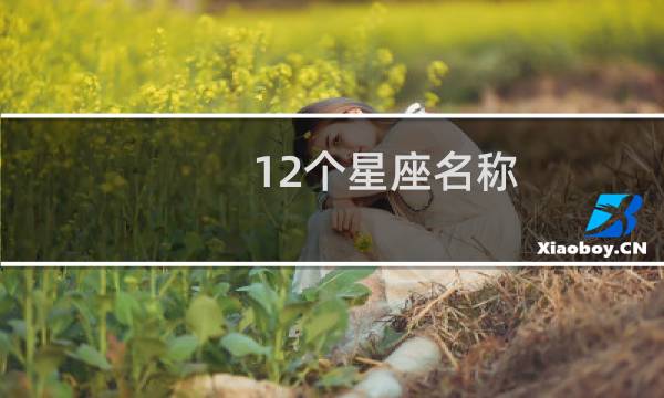 12个星座名称