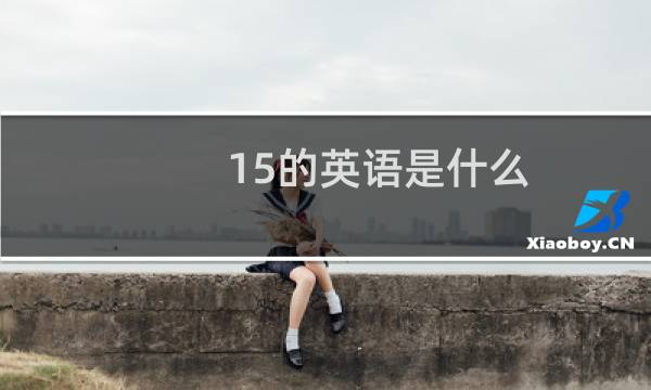 15的英语是什么图片