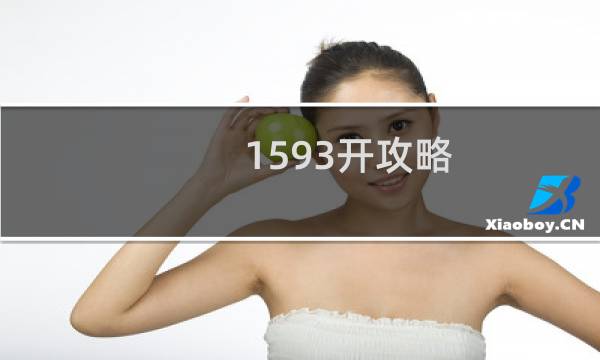 1593开攻略