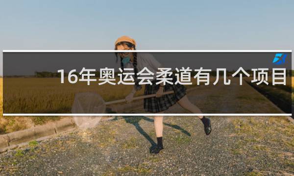 16年奥运会柔道有几个项目